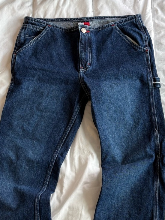 Tommy Hilfiger Denim - Tommy Hilfiger Low Rise Utility Jeans Dark Wash Soft Flare 30